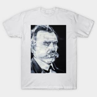 FRIEDRICH NIETZSCHE acrylic portrait T-Shirt